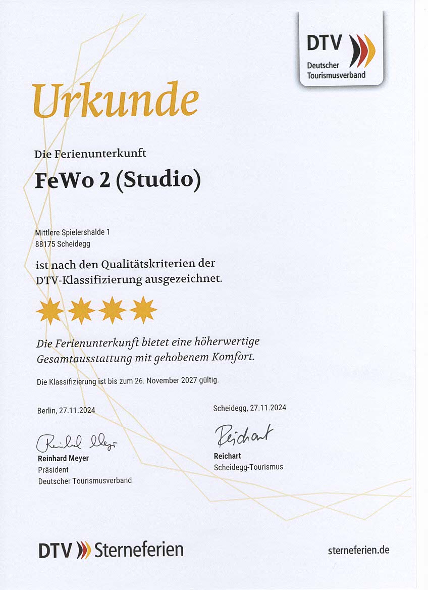 4 Sterne 4 Sterne